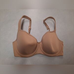 Essential Bodywear Abbie T Shirt Beige Bra 32D Lined Support Control